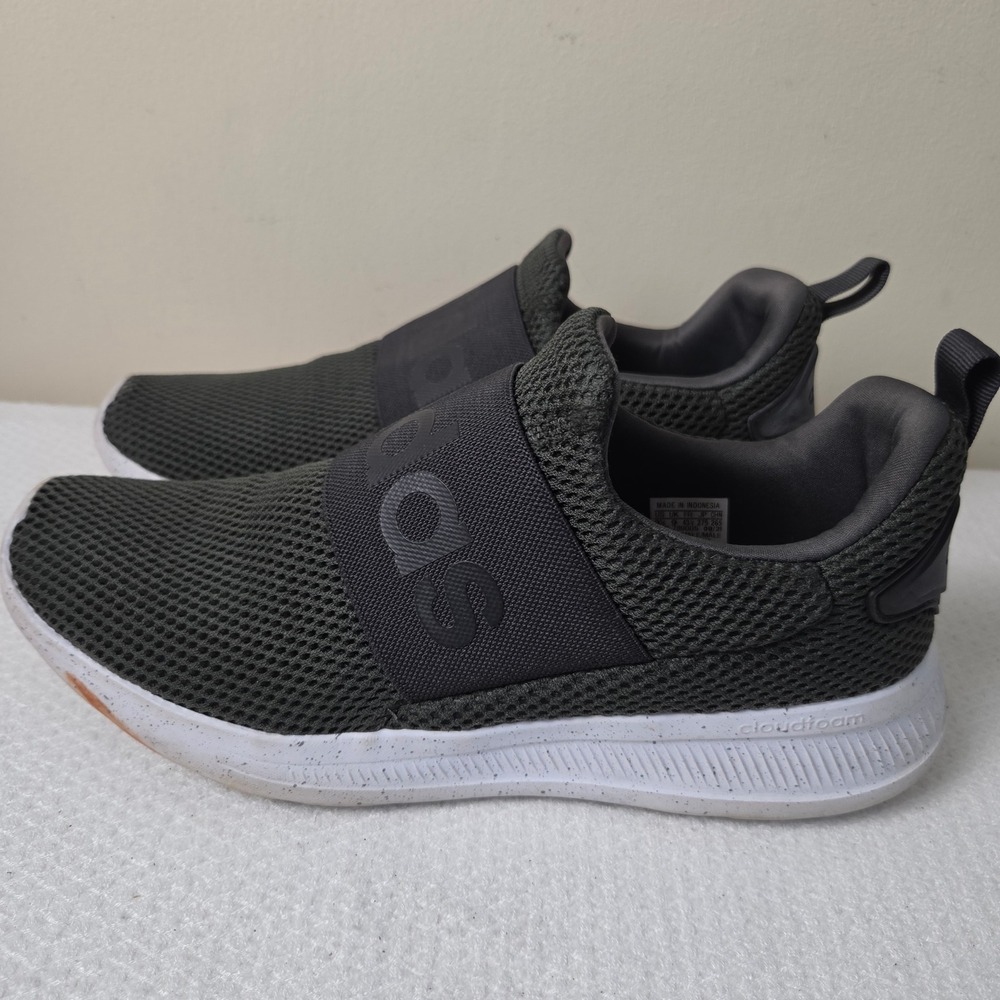Adidas Lite Racer Adapt 4.0 Mens 9.5 Green Carbon Slip On Shoes H04809